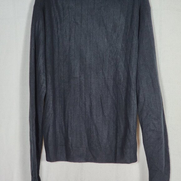 Dockers Black Acrylic Long Sleeve Mock Neck Basic Soft Pullover Sweater Size XL - Picture 10 of 16